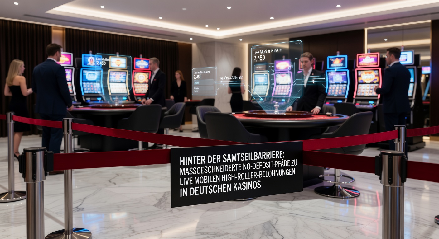 High-Roller-Spieler am Mobile-Live-Dealer-Tisch mit Chips, Croupier und VIP-Symbolen auf Smartphone-Bildschirm