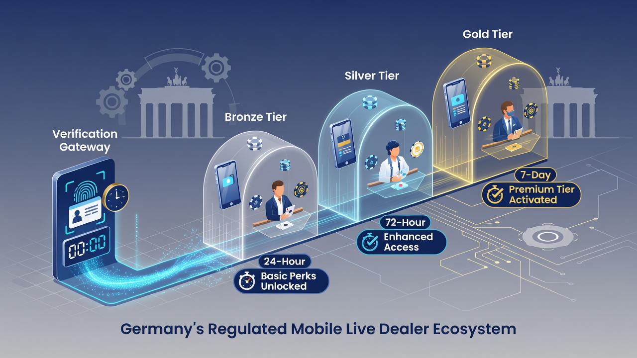 Mobile Live-Dealer-Sitzungen und gestaffelte VIP-Perks nach Verifizierung
