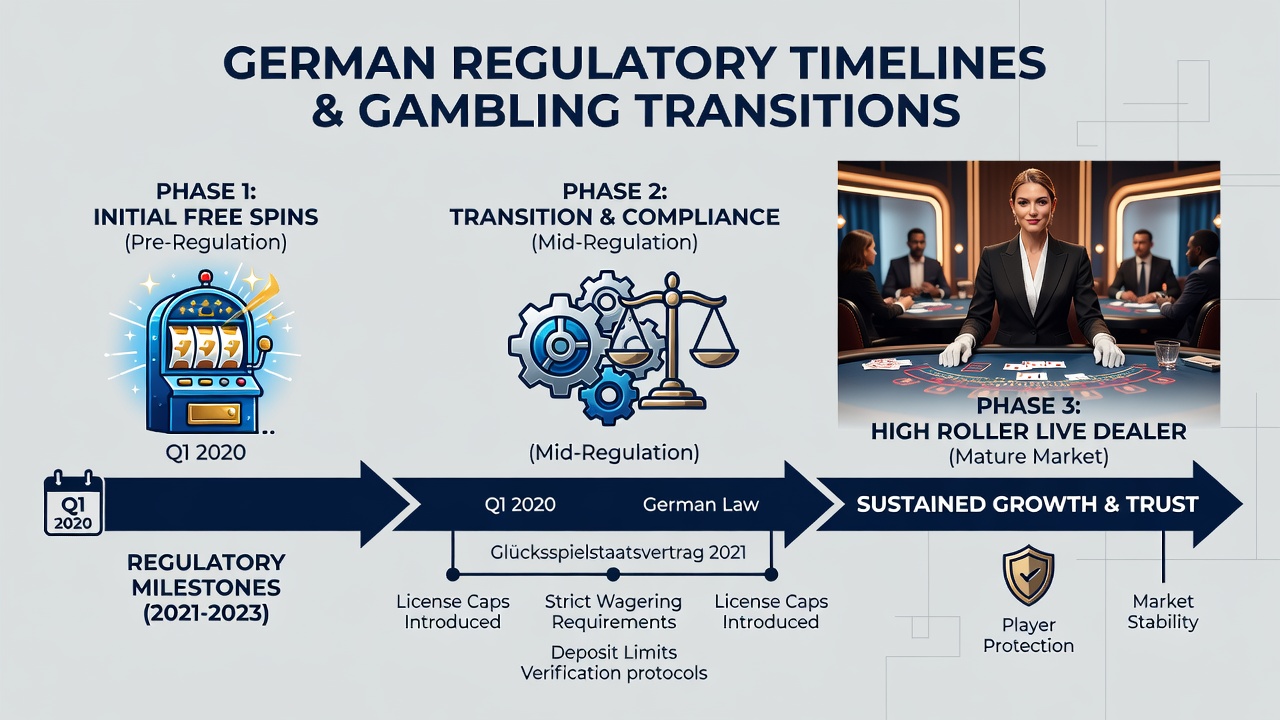 Illustration von Verifizierungsprozessen und Bonusstufen in mobilen Live-Casinos