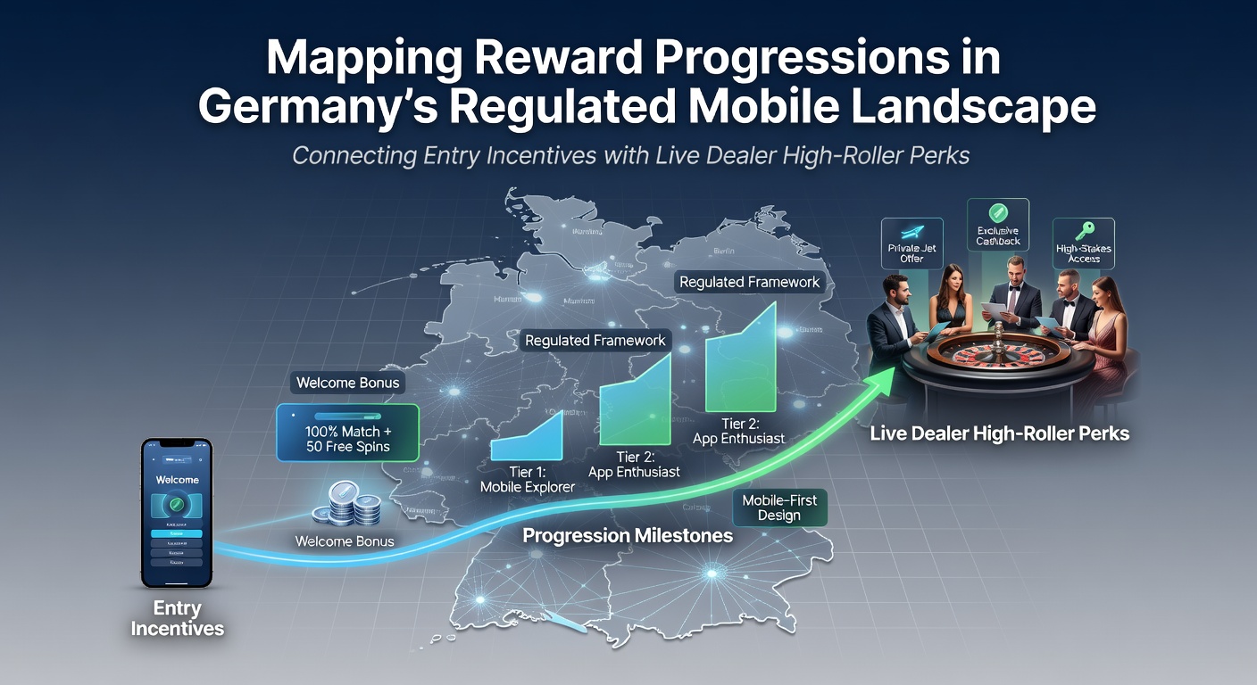 Übersicht über Belohnungsprogressionen in deutschen mobilen Casinos mit Fokus auf regulierte Strukturen und Live-Dealer-Angebote