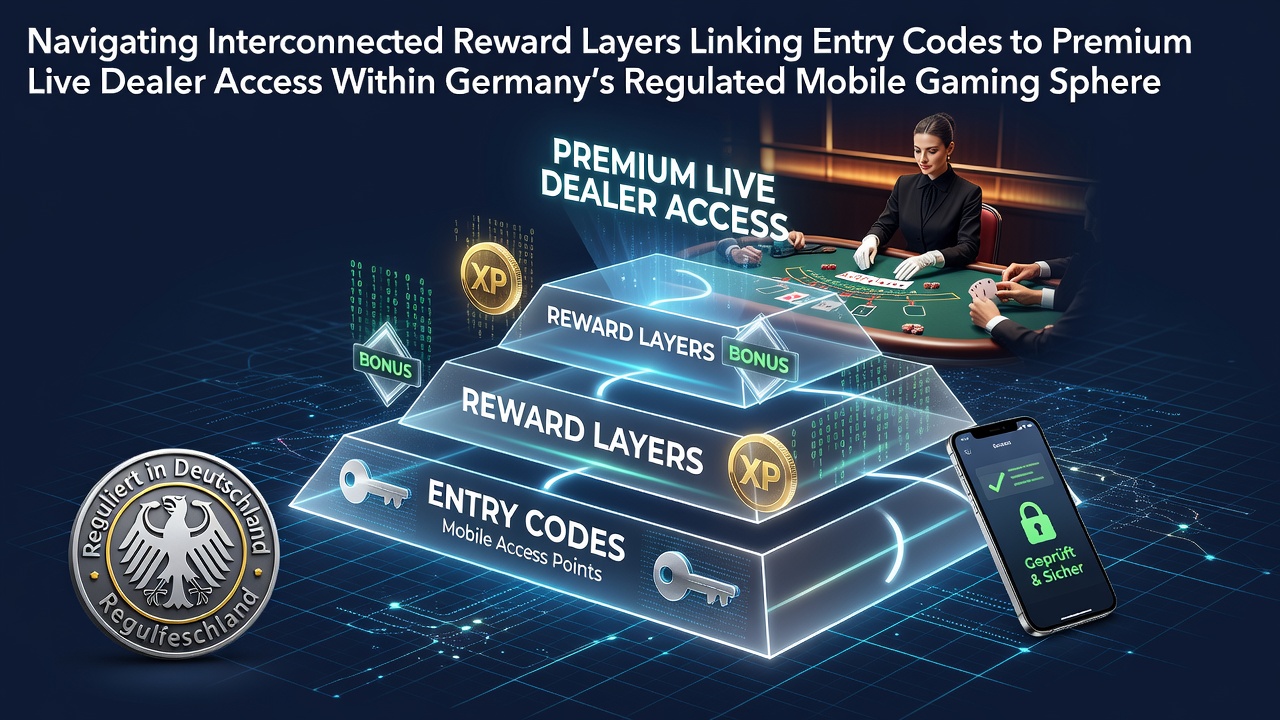 Darstellung vernetzter Belohnungssysteme in deutschen Mobile-Casinos mit Fokus auf Einstiegscodes und Live-Dealer-Zugänge