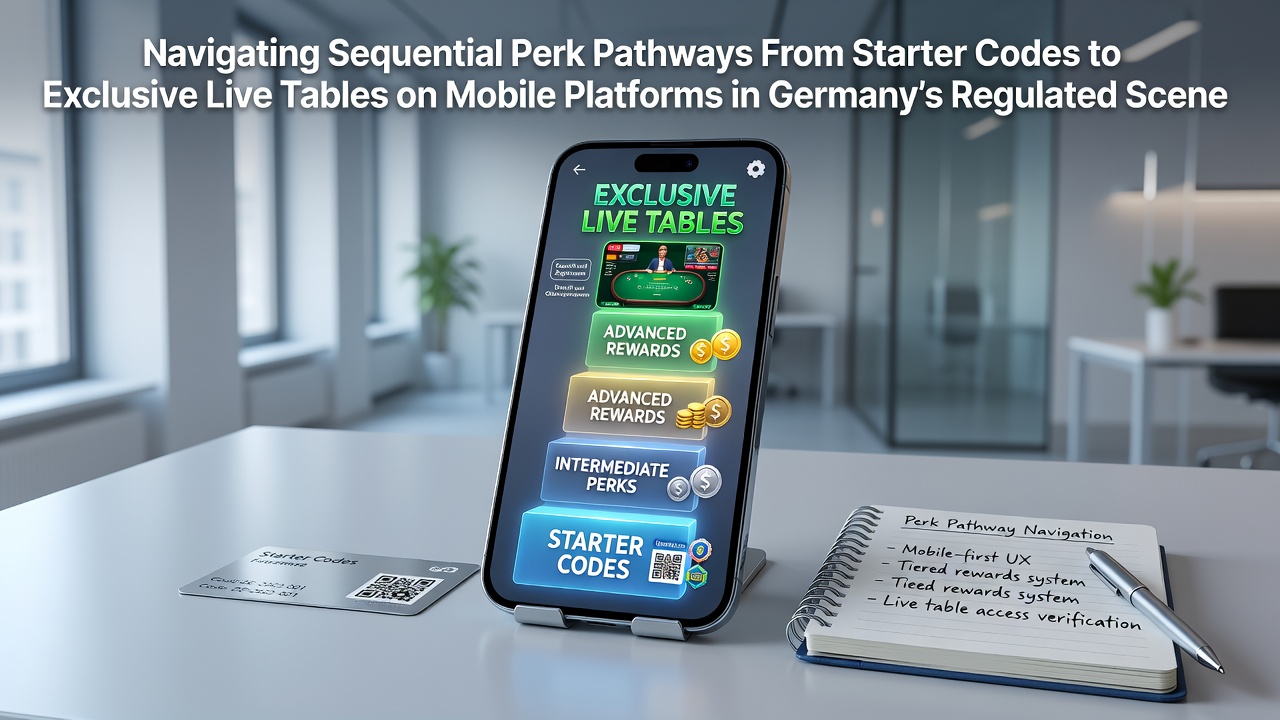Darstellung von Bonusfortschritten in deutschen Mobile-Casinos von Einstiegscodes zu Live-Tischen